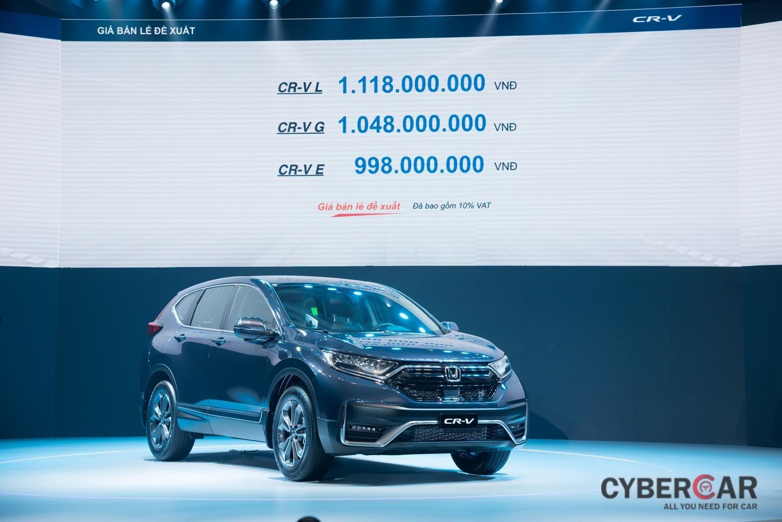 Honda CR-V 2020 mới ra mắt thị trường Việt.