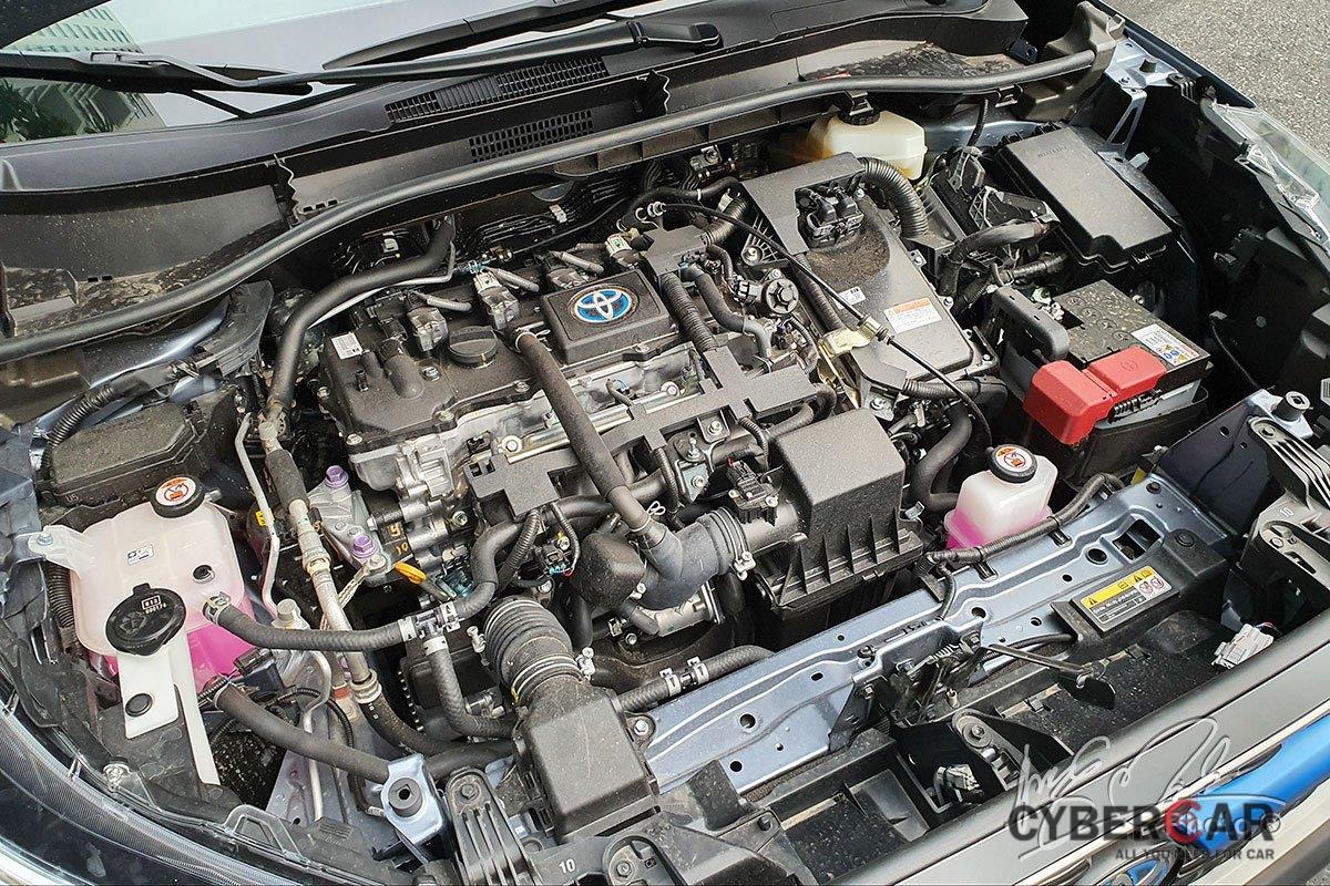 Động cơ Hybrid trên Toyota Corola Cross bản HV.