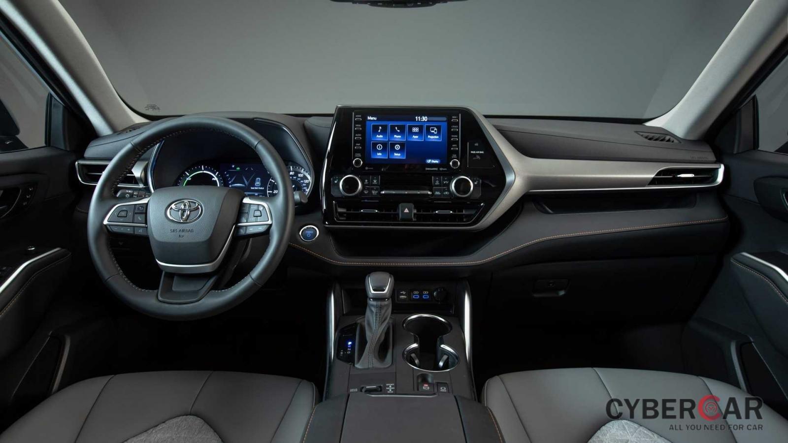 Toyota Highlander 2022 Bronze Edition tích hợp bộ công nghệ tối tân.