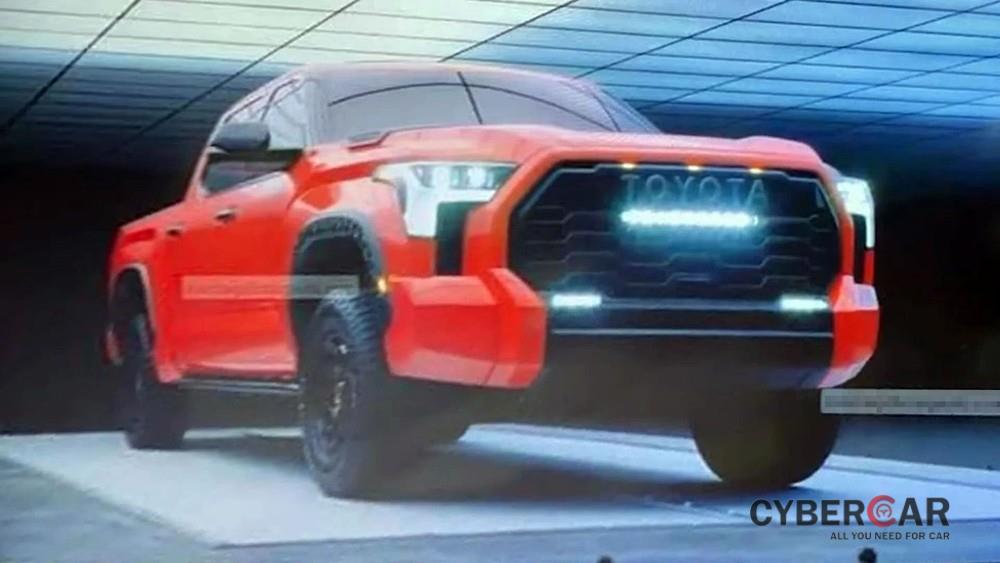 Cận cảnh thiết kế đầu xe của Toyota Tundra TRD Pro 2022