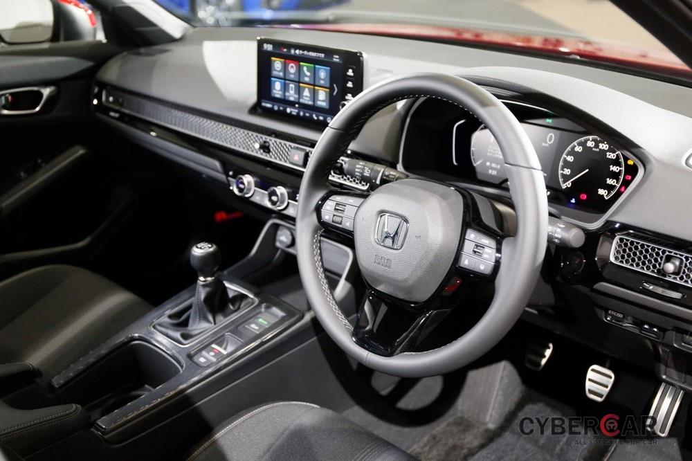Honda Civic Hatchback 2022 có bảng đồng hồ kỹ thuật số