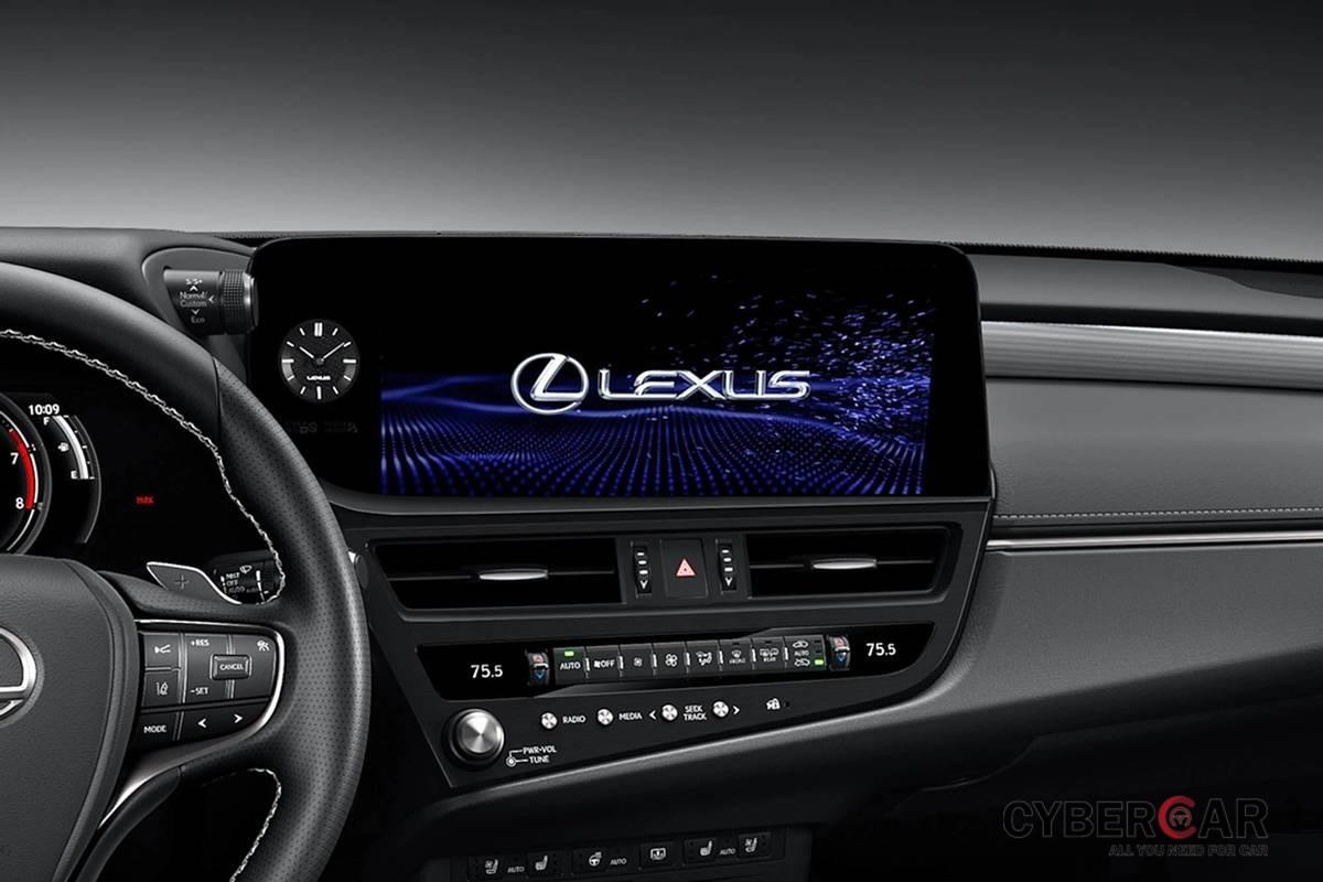 Lexus LX 2022 dự kiến có màn hình giải trí kích thước 9 inch.