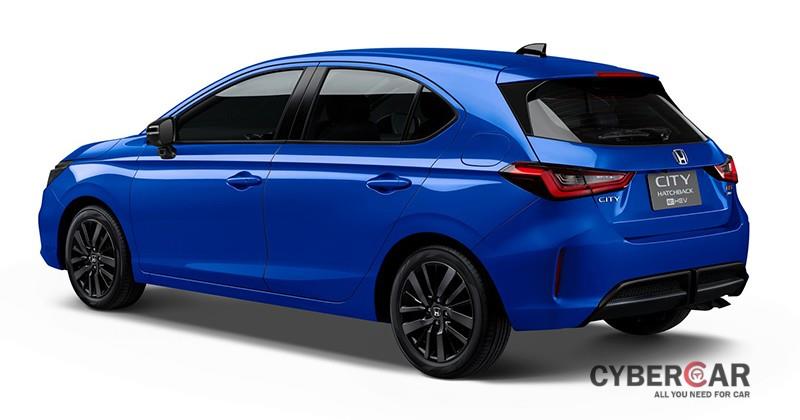 Honda City Hatchback e:HEV RS 2021 màu xanh dương mới