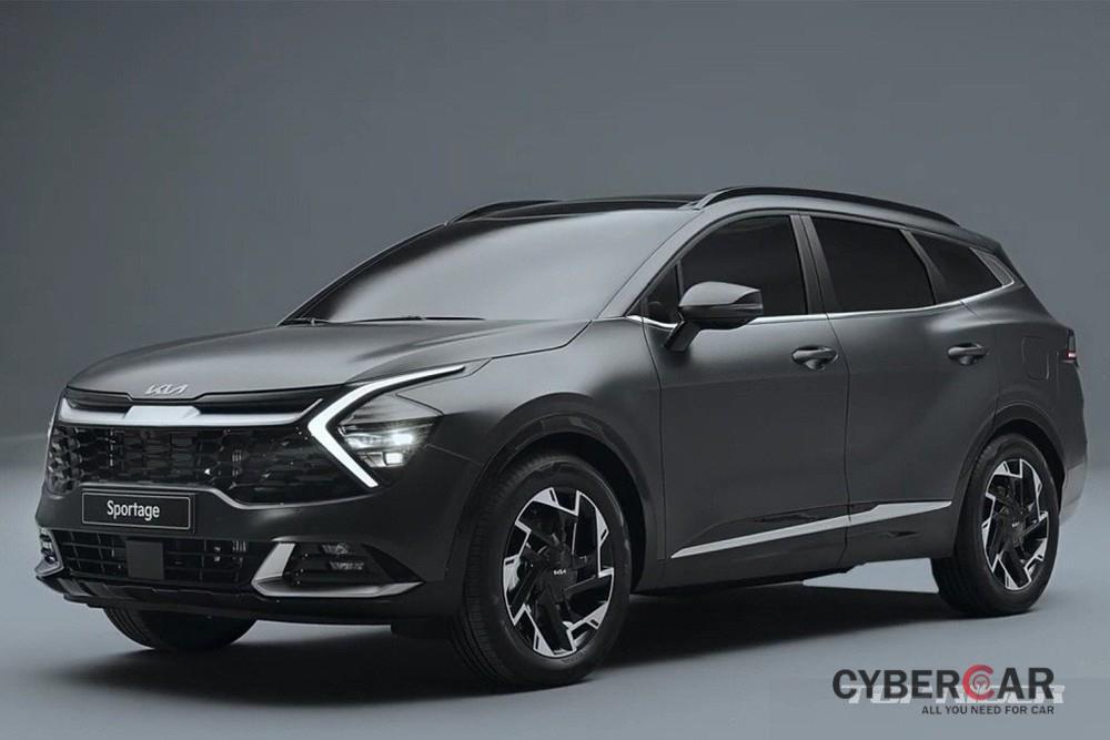 Kia Sportage 2022 phiên bản hybrid dùng động cơ giống Hyundai Tucson Hybrid nhưng tiết kiệm xăng hơn