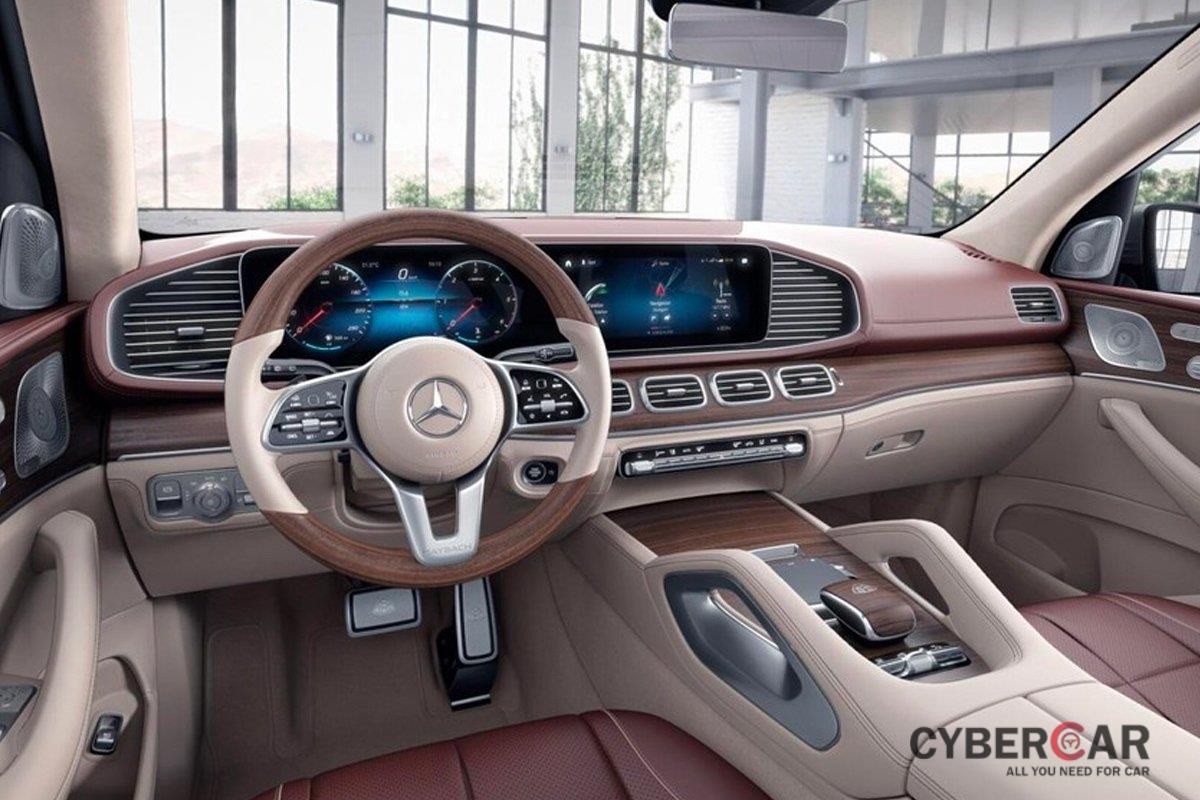 Nội thất của Mercedes-Maybach GLS 600 4MATIC vô cùng rộng rãi.