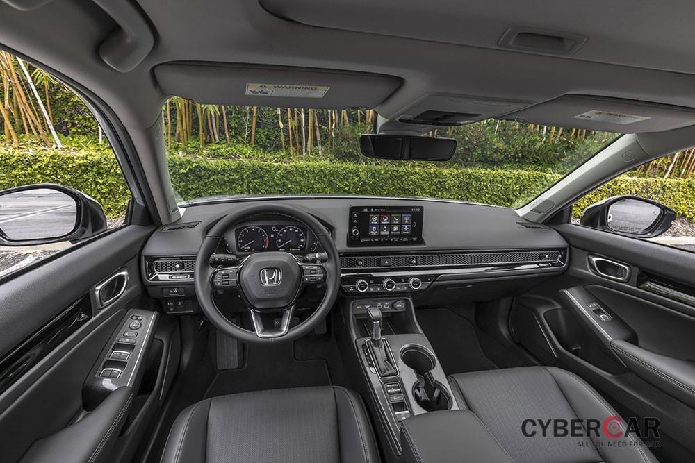 Nội thất bên trong Honda Civic 2022 bản Mỹ