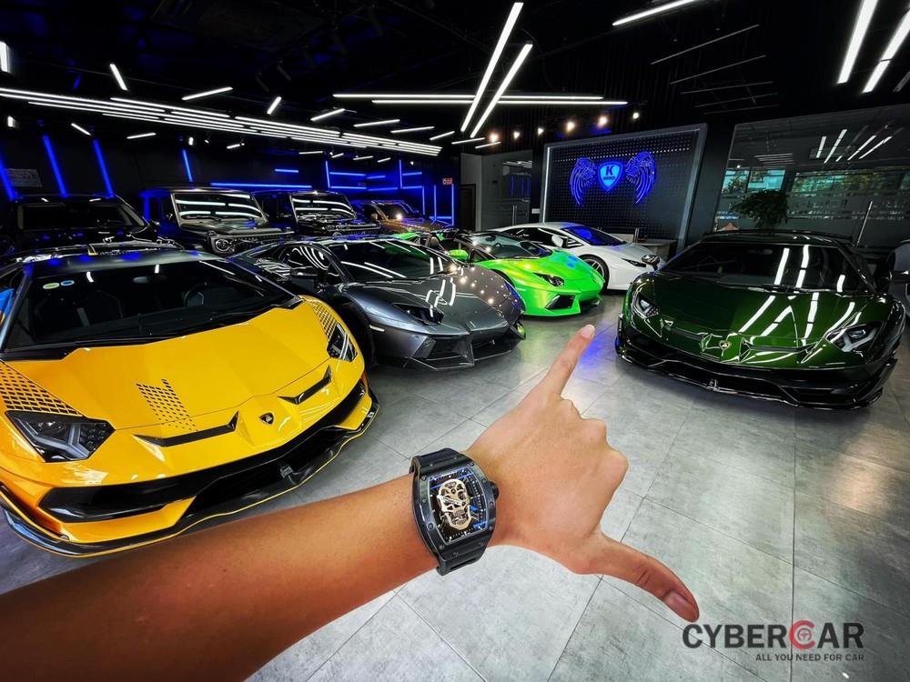 3 chiếc siêu xe Lamborghini trong bức ảnh này mới có giá cộng lại chỉ bằng chiếc đồng hồ Richard Mille RM 52-01 này