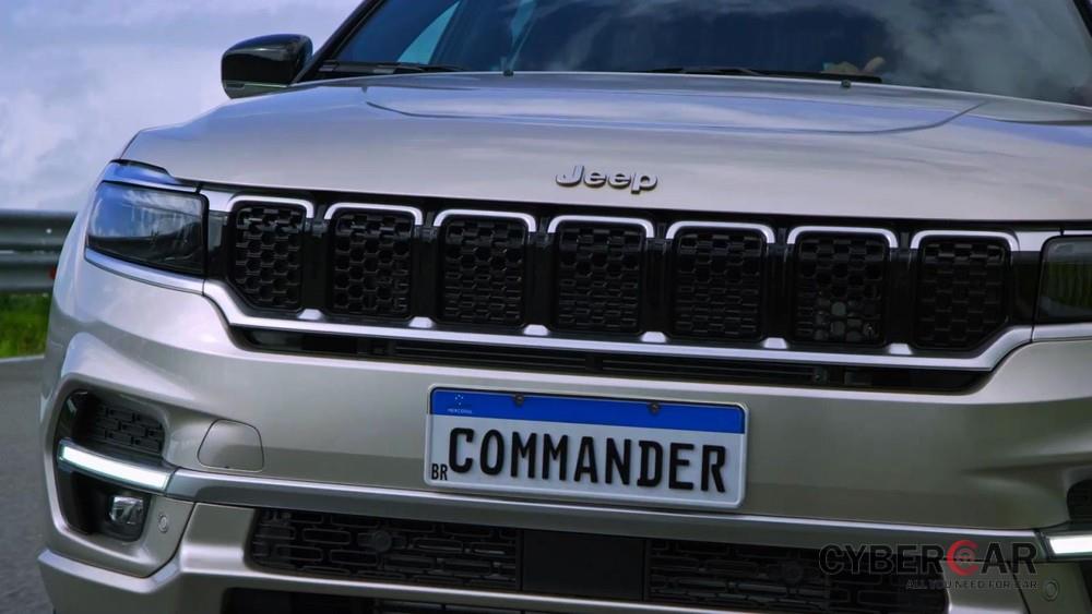 Lưới tản nhiệt của Jeep Commander 2022