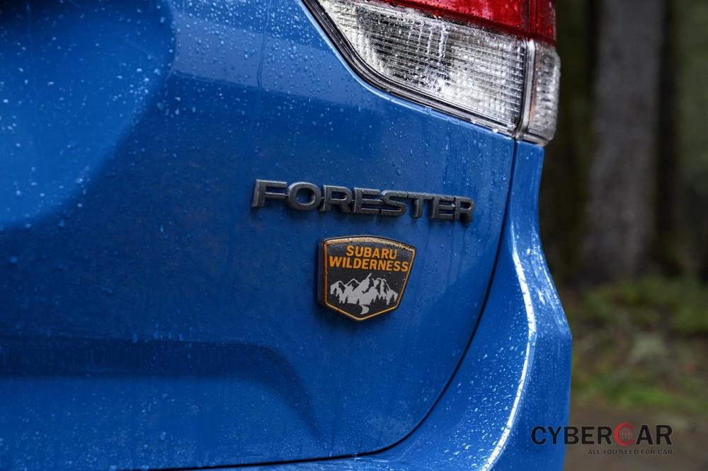 Logo Subaru Wilderness của Subaru Forester Wilderness 2022