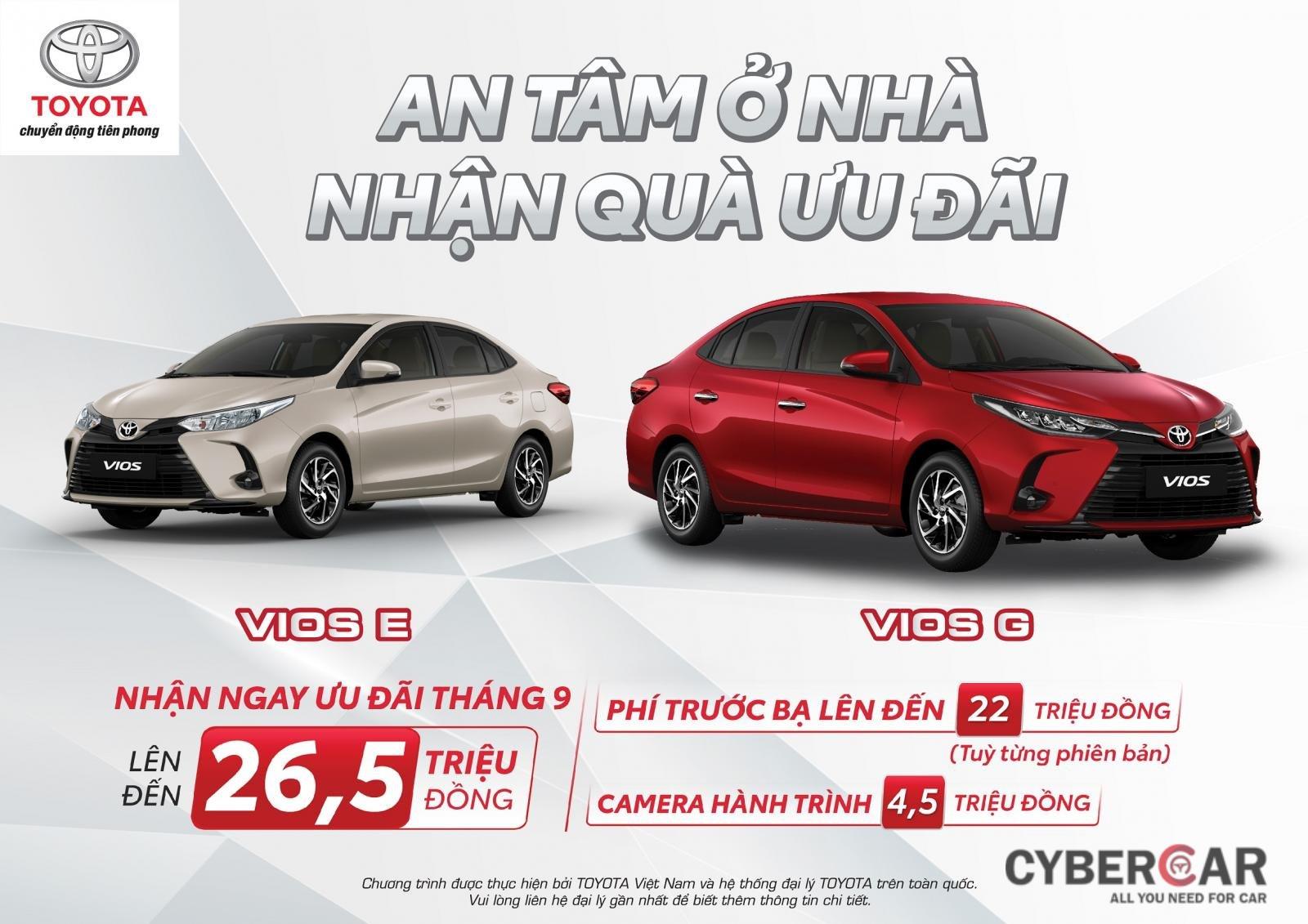 mua xe Toyota Vios trong thời gian này, khách hãng còn nhận được sự hỗ trợ từ Công ty Tài Chính Toyota Việt Nam với gói vay ưu đãi lãi suất  1